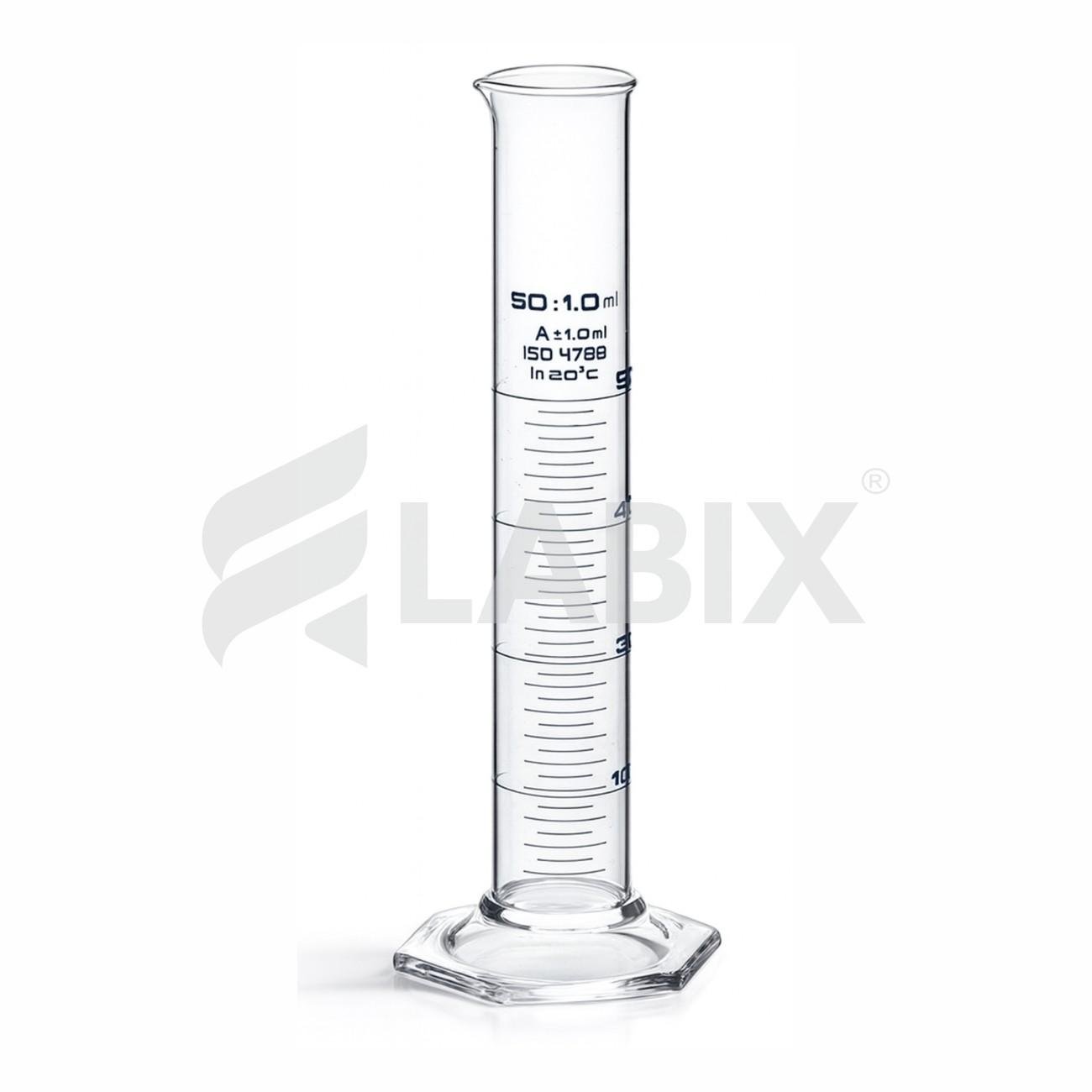 1098B Measuring Cylinder Hexagonal Base
