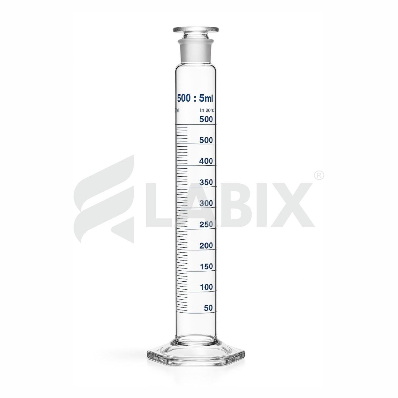 1103 Lab Measuring Cylinder with Stopper