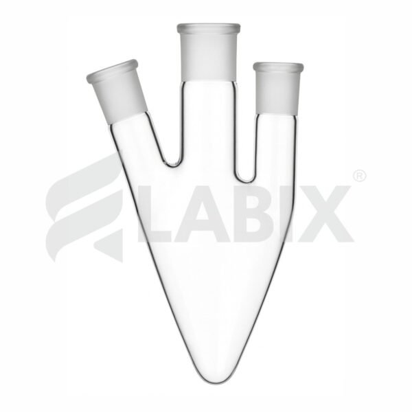 Pear Shaped Three Neck Flasks
