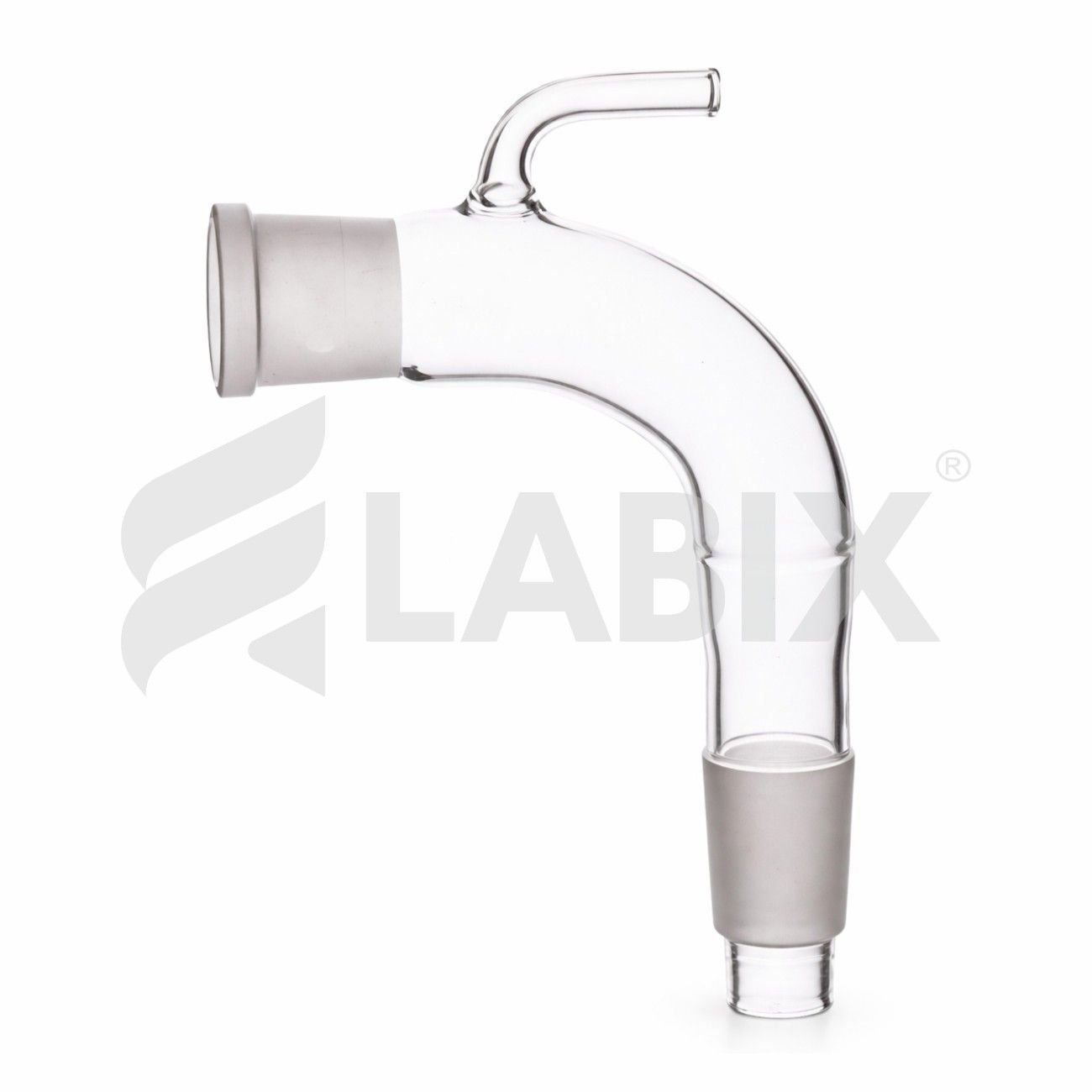 1232 Receiver adapter with bend and vent for laboratory distillation and condensate collection