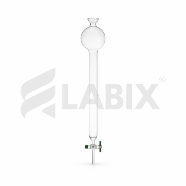 Chromatography Columns with Reservoir with integral Sintered Disc with PTFE key stopcock