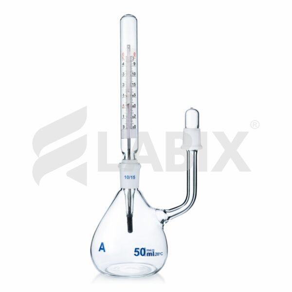 Specific Gravity Bottles Class 'A' with Ground in thermometer range 0 to 500C