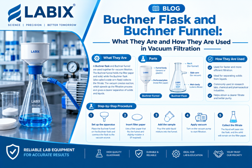 Buchner Flask and Buchner Funnel: What They Are and How They Are Used in Vacuum Filtration